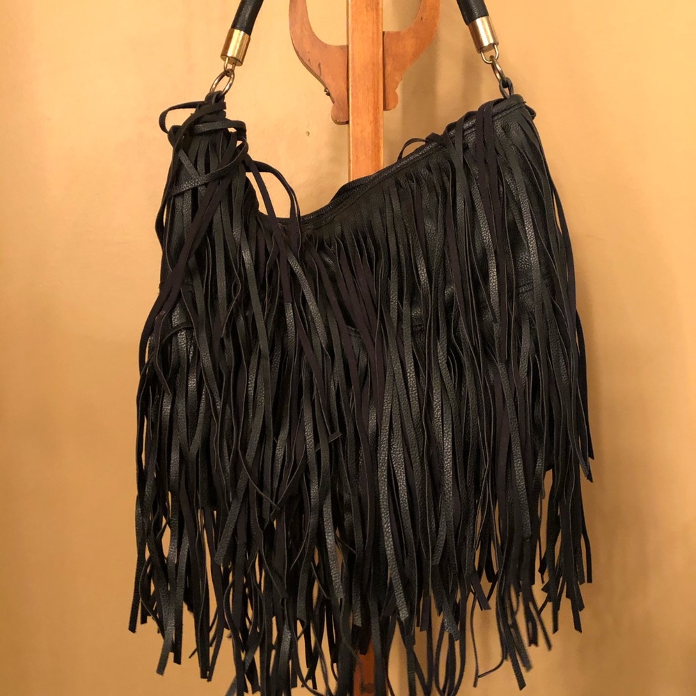 Fringe purse